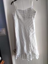 White sun dress for sale  BALDOCK