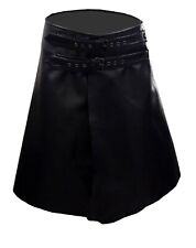 Black leather kilt for sale  HIGH PEAK