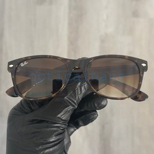 Óculos de sol Ray-Ban novo Wayfarer RB 2132 710/51 marrom claro Havana 55mm com estojo comprar usado  Enviando para Brazil