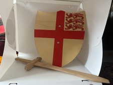 Wooden shield sword for sale  GREAT YARMOUTH