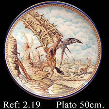 Ótimo prato 50cm QUIXOTE ATTACK TO MILLS OF WIND comprar usado  Enviando para Brazil