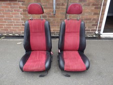 Black leather red for sale  SCUNTHORPE