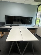 White desk adjustable for sale  San Jose