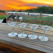 Christmas wine glass for sale  Morristown