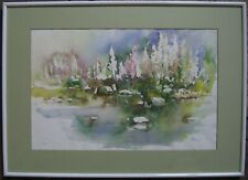 Gemälde aquarell wasserufer gebraucht kaufen  Fehrbellin
