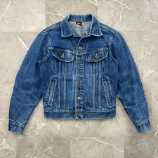 Usado, Jaqueta masculina Lee Rider vintage anos 80 pequena 36 azul jeans jeans vestuário de trabalho bombardeiro comprar usado  Enviando para Brazil