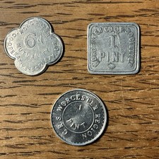 Worcester operative tokens for sale  PRESTEIGNE