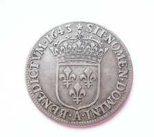 Louis xiii écu d'occasion  Revigny-sur-Ornain