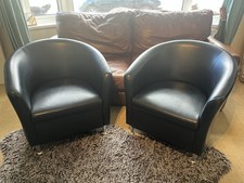 Pair black faux for sale Pair black faux for sale  LEICESTER