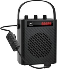 Amplificador de voz sem fio 30W com microfone fone de ouvido, alto-falante Bluetooth PA para sala de aula comprar usado  Enviando para Brazil