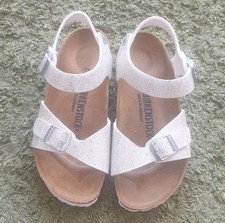 Birkenstock white sandals for sale  GLOUCESTER