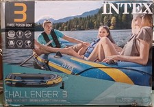 Conjunto de barco inflável INTEX Challenger 3 com bomba e remos | 68370EP (usado) comprar usado  Enviando para Brazil