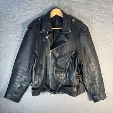 Vintage black leather for sale  Salida