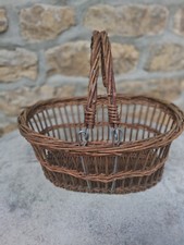 Ancien panier osier d'occasion  Le Chesne