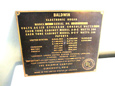 Baldwin electronic organ for sale  Donalsonville
