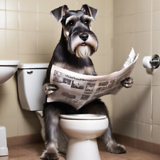 Schnauzer toilet metal for sale  DUNSTABLE