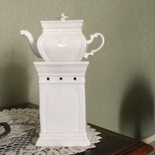 Samovar porcelaine blanche d'occasion  Ruelle-sur-Touvre