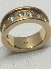 Spannring massiv rosegold gebraucht kaufen  Berlin