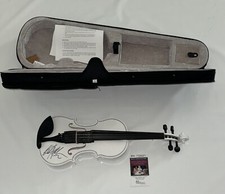 HILARY HAHN VIOLINO ACÚSTICO BRANCO ASSINADO MUITO RARO JSA CERTIFICADO DE AUTENTICIDADE comprar usado  Enviando para Brazil