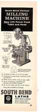 Fresadora vertical de torno South Bend 1960 con mesa de alimentación eléctrica segunda mano  Embacar hacia Argentina