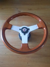 Holz lenkrad 521x gebraucht kaufen  Berlin