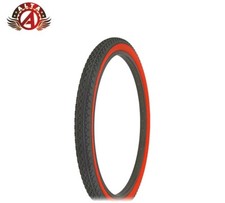 PNEU ALTA BICYCLE WIRE BEAD CRUISER 26 x 2.125 PRETO/VERMELHO DIAMANTE RESISTENTE. comprar usado  Enviando para Brazil