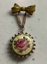 Guilloche enamel rose for sale  HUNTINGDON