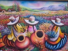 Peruvian art painting for sale  Culpeper