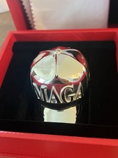 Moeda de prata 2 oz 2025 Trump MAGA chapéu prova escultura em forma 3D comprar usado Moeda de prata 2 oz 2025 Trump MAGA chapéu prova escultura em forma 3D comprar usado  Enviando para Brazil