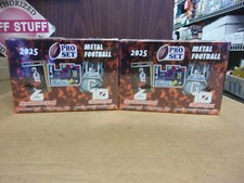 (2) 2025 LEAF PRO SET METAL FOOTBALL HOBBY CAIXA LACRADA LOTE comprar usado  Enviando para Brazil