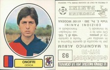 Onofri genoa figurina usato  Italia