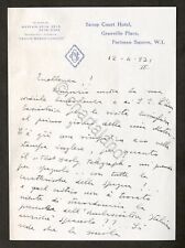 Lettera con autografo usato  Vimodrone