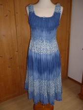 Sommerkleid blau töne gebraucht kaufen  Pittenhart