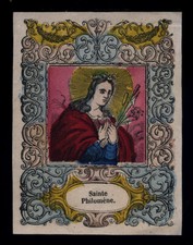 Santino incisione 1800 usato  Ragusa