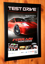 Test Drive Ferrari Racing Legend PS3 Xbox Werbeblatt Gerahmt Poster / Ad Framed comprar usado  Enviando para Brazil