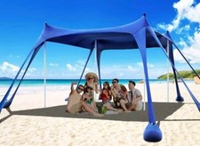 Barraca de praia Osoeri, abrigo solar de acampamento UPF50+ com 8 sacos de areia, usada uma vez, usado comprar usado  Enviando para Brazil