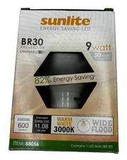 SUNLITE BR30 REFLETOR 9W 88056 LÂMPADA BR30/LED/9W/D/WW BRANCO QUENTE comprar usado  Enviando para Brazil