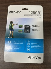 Usado, Cartões de memória PNY 128GB Elite-X MicroSDXC UHS-I, pacote com 2 comprar usado Usado, Cartões de memória PNY 128GB Elite-X MicroSDXC UHS-I, pacote com 2 comprar usado  Enviando para Brazil