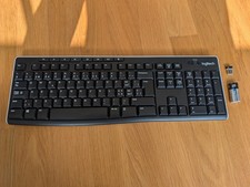 Logi Logitech K270 Wireless Unifying Keyboard Y-R0015 820-004383 QWERTZ Swiss comprar usado  Enviando para Brazil