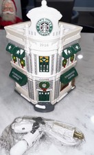 Department 56 Starbucks Coffee #54859 com caixa de cabo / nota janela esquerda está faltando comprar usado Department 56 Starbucks Coffee #54859 com caixa de cabo / nota janela esquerda está faltando comprar usado  Enviando para Brazil