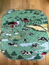 Farmyard fabric placemats for sale  Comfrey