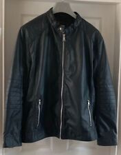 Men leather biker for sale  STOKE-ON-TRENT