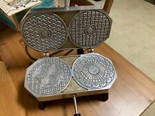 Dolce Automatic Electric Pizzelle Baker Modelo 300-EP Vintage Funciona, usado comprar usado  Enviando para Brazil