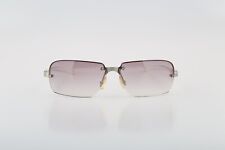 Usado, Óculos de sol Prada SPR 71C 2AC 7A1 lentes roxas sem aro prata retangular comprar usado  Enviando para Brazil