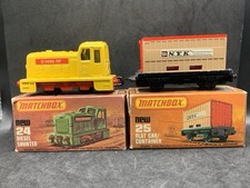 Matchbox Superfast MB24 Diesel Shunter e MB25 Flat Car ambos em caixas tipo L, usado comprar usado  Enviando para Brazil