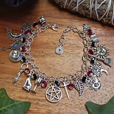 Witches charm bracelet for sale  SWINDON
