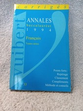 Annales baccalaureat 1994 d'occasion  Saint-Sorlin-en-Valloire
