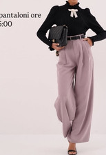 Pantalone sartoriali rosa usato  Barletta