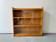 Vintage bookcase sliding for sale  LONDON