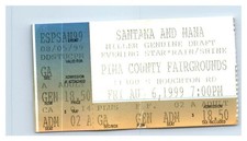 Entrada De Concierto De Santana 6 De Agosto De 1999 Tucson Arizona comprar usado  Enviando para Brazil